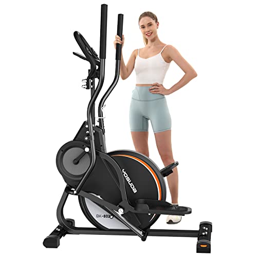 YOSUDA Pro Cardio Climber Stepping Elliptical Machine, 3-in-1 & Stair Stepper, Total Body Fitness Cross Trainer with Hyper-Quiet Magnetic Driving System, 16 Resistance