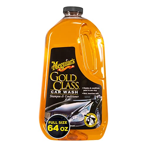Meguiar's Gold Class Car Wash, Car Wash Foam for Car Cleaning – 64 Oz Container