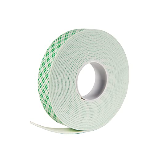 3M 4026 Natural Polyurethane Double Coated Foam Tape, 0.75' width x 5yd length (1 roll)