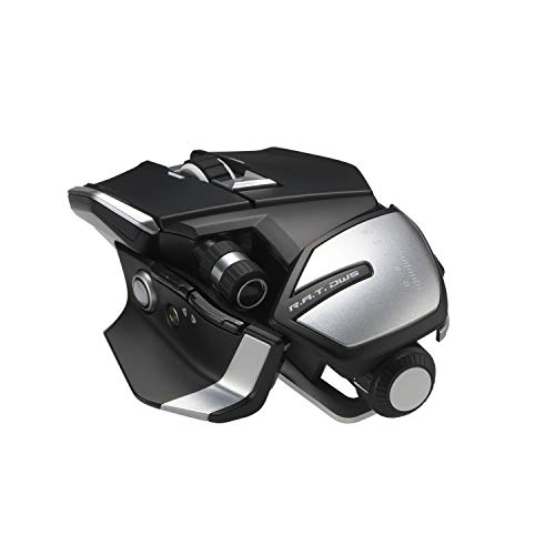 Mad Catz The R.A.T. DWS Dual Mode Wireless Gaming Mouse, Black, Unisex