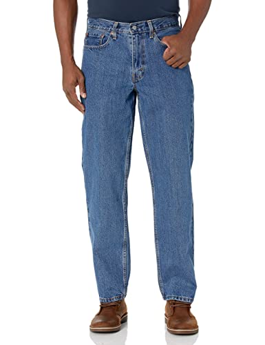 Levi's Men's 550 Relaxed Fit Jeans (Also Available in Big & Tall), (New) Medium Stonewash, 36W x 29L