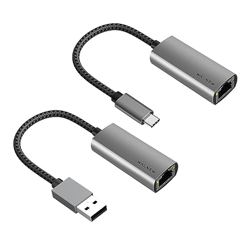 USB C to 1Gbps Ethernet Adapter & USB 3.0 to 1Gbps Ethernet Adapter Bundle