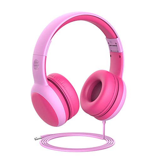 gorsun Kids Headphones with Limited Volume, Children's Headphone Over Ear, Toddler Headphones for Boys and Girls, Wired Headset Earphones for Children