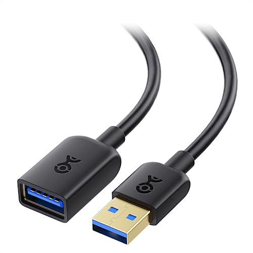 Cable Matters Long USB to USB Extension Cable 10 ft (USB 3.0 Extension Cable/USB Extender) in Black for Webcam, VR Headset, Printer, Hard Drive and More - 10 Feet