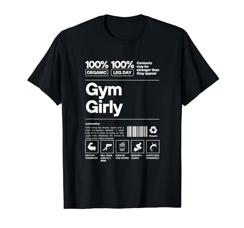 100% Organic Gym Girly - Muscle Mommy Pump Cover Statement T-Shirt