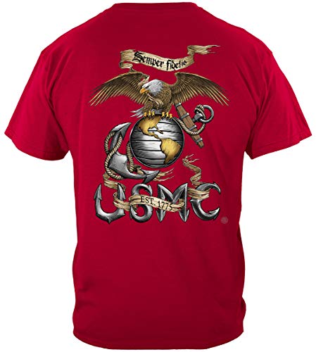 440c Pocket Knife | Eagle USMC Shirt ADD85-MM107RS