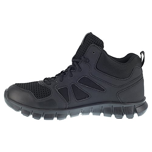 Reebok mens Sublite Cushion Mid Military Tactical Boot, Black, 13 Wide US