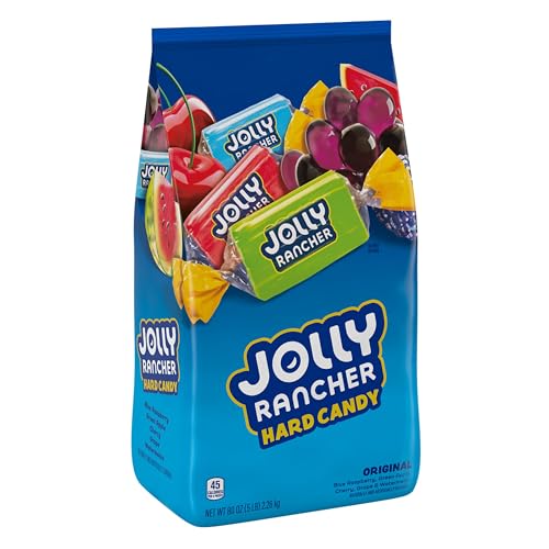 JOLLY RANCHER Assorted Fruit Flavored Hard Candy Bulk Bag, 5 lb