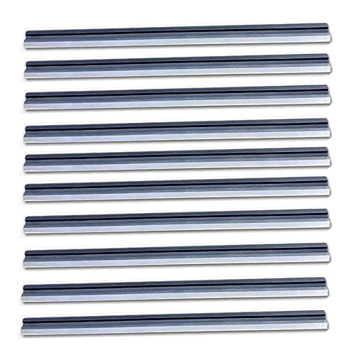 FOXBC 3-1/4 Inch Planer Blades, 10 Pack 82mm Planer Blades Knives Replacement for Bosch, Makita, DeWalt, Wen 6530, Ryobi, Craftsman and More 3-1/4 Hand Portable Planers (HSS)