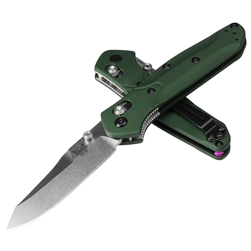 Benchmade - Mini Osborne 945 Folding Knife with Green Handle (945)