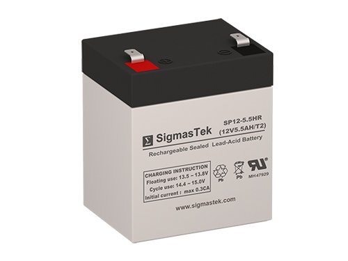 CP1250H-F2 12 Volt 5.5 AmpH SLA Replacement Battery with F2 Terminal