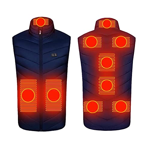 Today 2023 HalloweenFAVIPT Heated Vest for Women and Men Rechargeable Heating Vest Lightweight Winter Warm Heated Sleeveless Jackets No Battery