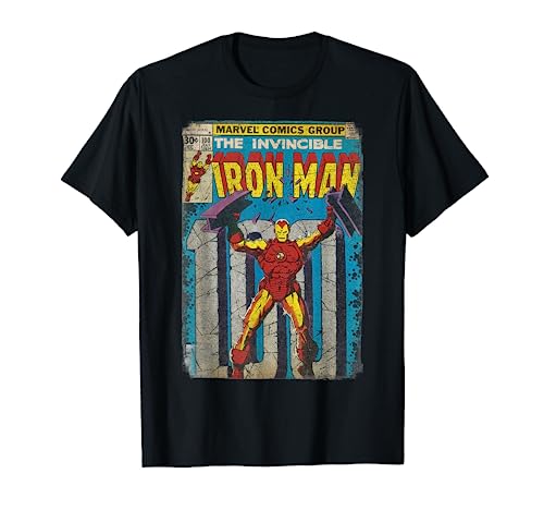 Iron Man Classic Retro Comic Vintage Cover Graphic T-Shirt T-Shirt