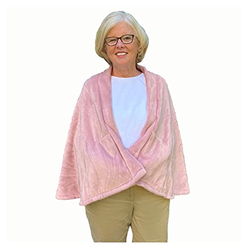 Granny Jo Products Women's Standard Cape, Blush Pink, Small-Medium