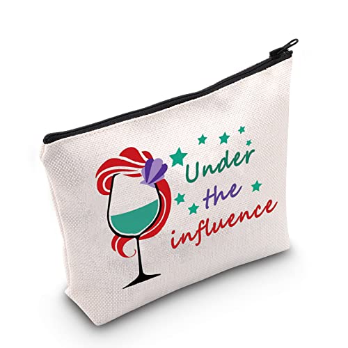 MNIGIU Mermaid Princess Cosmetic Bag Under the influence Ariel Makeup Bag Mermaid Themed Gift Mermaid Party Gift