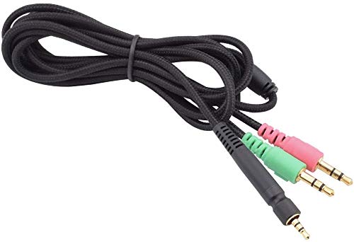 Alitutumao Replacement Aux Cable Aux Cord Compatible with Sennheiser Game ONE, Game Zero, PC 373D, GSP 350, GSP 500, GSP 600 Gaming Headset to Xbox One PS4 PC and Smartphones
