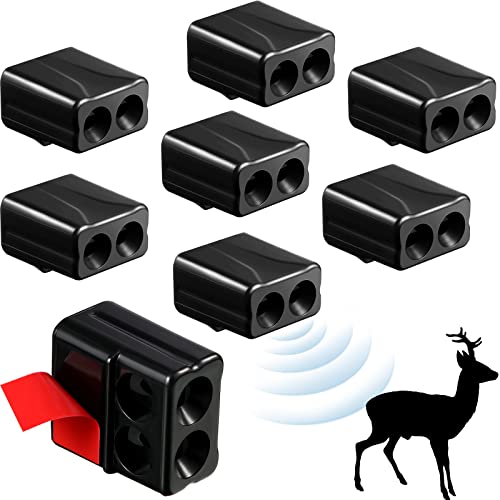 8 Pieces Deer Whistle Save a Deer Whistles Avoids Collisions, Deer Whistles for Car Deer Warning Devices Animal Alert for Cars and Motorcycles