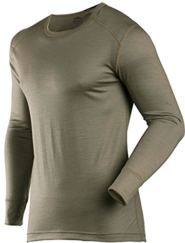 ColdPruf Men's Classic Base Layer Long Sleeve Crew Neck Top, Commando, X-Large