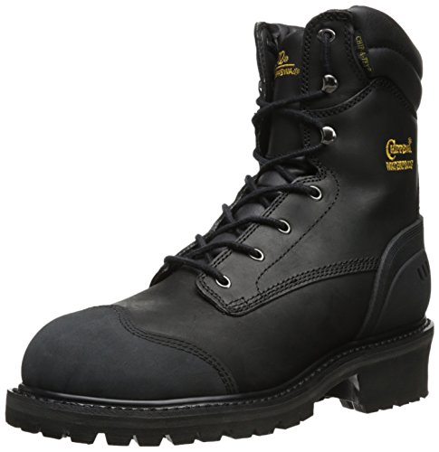 Chippewa Men's 8' Waterproof Insulated Comp Toe EH 55058 Logger Boot,Black,10 M US