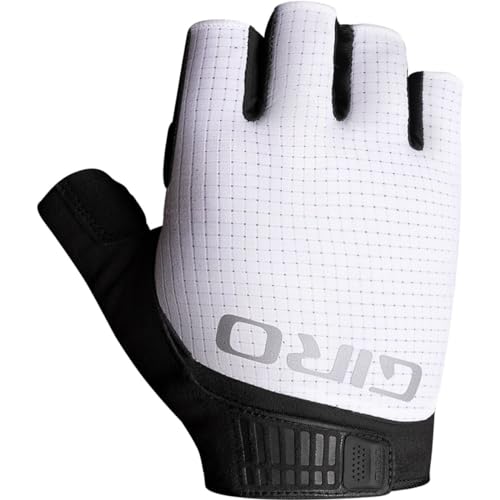 Giro Bravo II Gel Men Road Cycling Gloves - White (2024) Large