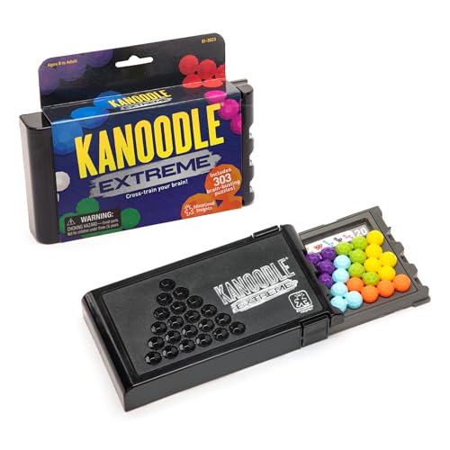 Educational Insights Kanoodle Extreme Puzzle Game, Brain Teaser Puzzle Challenge Game, Gift for Ages 8+