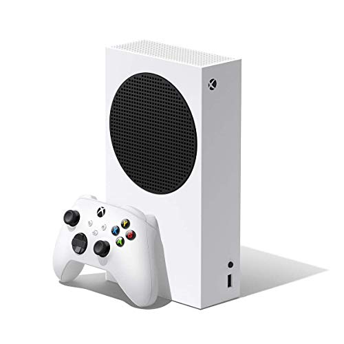 Microsoft Xbox Series S 512GB Game All-Digital Console + 1 Xbox Wireless1 Controller, White - 1440p Gaming Resolution, 4K Streaming Media Playback, WiFi (Renewed)
