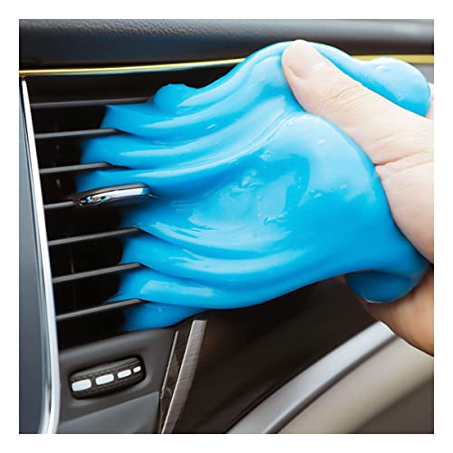 Moly Magnolia Cleaning Gel for Car, Universal Detailing Putty Gel Detail Tools Car Interior Cleaner, Removal Putty Keyboard Cleaner for Car Vents, PC, Laptops, Cameras (Blue)