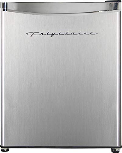 Frigidaire EFR182 1.6 cu ft Stainless Steel Mini Fridge. Perfect for Home or The Office. Platinum Series, 1.8