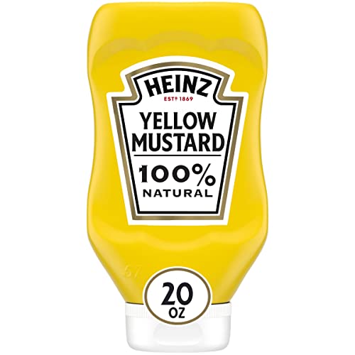 Heinz Yellow Mustard (20 oz Bottle), Packaging May Vary