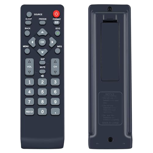 New NH000UD NH001UD Replacement Remote Control for Emerson Sylvania TV LC320EM1 LC260EM1 LC220EM1 LC190EM1 LC190EM2 LC260EM2 LC320EM2 LC220EM2 CLC401EM2F LC401EM2 LC401EM2F CLC320EM2F LC370EM2