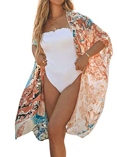 Breezy Lane Kimonos for Women Beach Coverup Swimsuit Bathing Suit Cover Ups for Swimwear Kimono Cardigans Summer