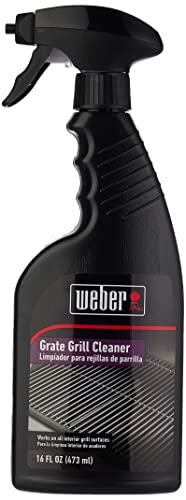 Weber Grill Grate Cleaner, 16 oz Spray Bottle,Black