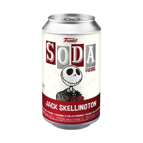 Funko Vinyl Soda: The Nightmare Before Christmas 30th Anniversary - Jack Skellington with Chase (Styles May Vary)