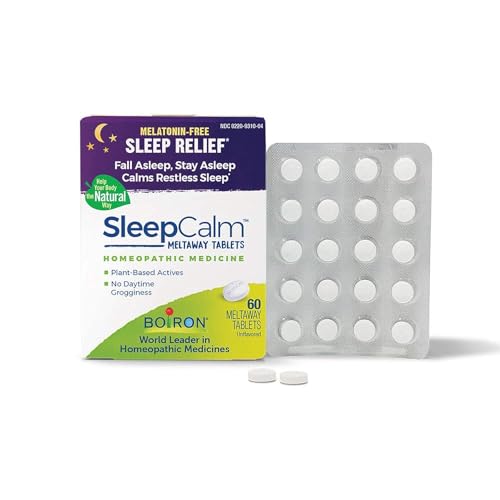 Boiron SleepCalm Sleep Aid for Deep, Relaxing, Restful Nighttime Sleep - Melatonin-Free and Non Habit-Forming - 60 Count