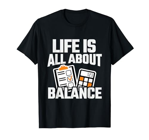 Finance Planner Calculating Spreadsheet Accounting T-Shirt