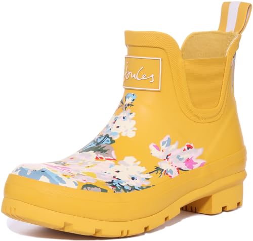 Joules Wellibob Gold Floral 8 B (M)