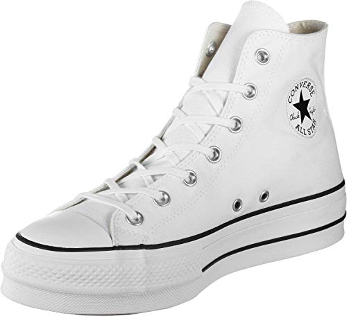 Converse CTAS Lift HI Black/White Sneaker, 9.5 M US