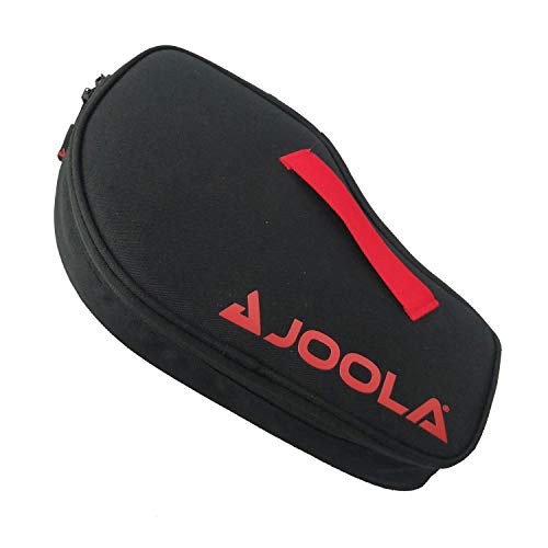 JOOLA Vision Double Padded Ping Pong Paddle Case w/ Storage Compartment for 4 Ping Pong Balls - Table Tennis Case Racket Cover Helps Protect the Table Tennis Rubber and Racket - Table Tennis Organizer