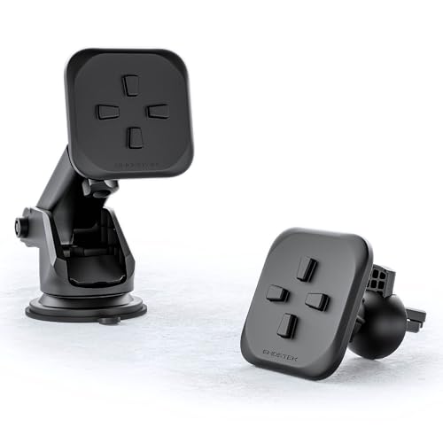 Ghostek EXEC6 Car Mount Attachment - Vent Mount and Dashboard Mount Included (Black)