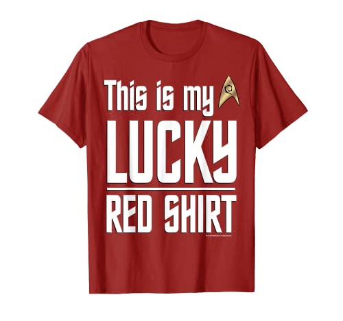 Star Trek: The Original Series This Is My Lucky Red Shirt T-Shirt