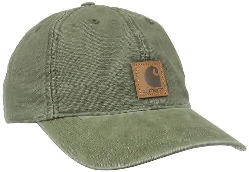 Carhartt Men's Canvas Cap, Army Green, One Size