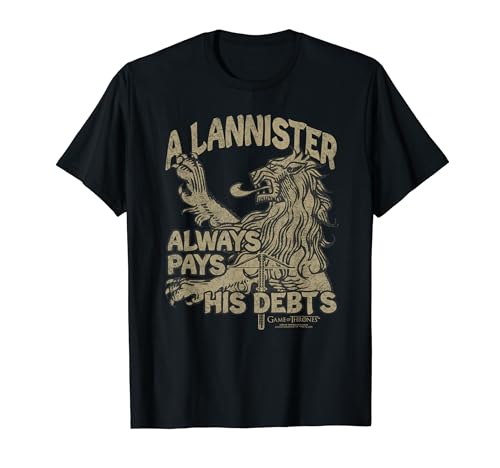Game of Thrones A Lannister Always Pays his Debts T-Shirt