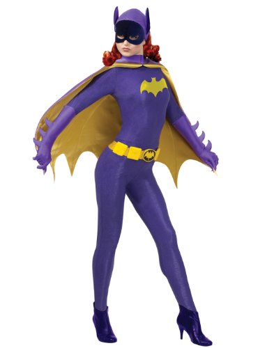 Rubie's womens Grand Heritage Batgirl, Classic Tv Batman Circa 1966 Party Supplies, Purple/Gold, Small US