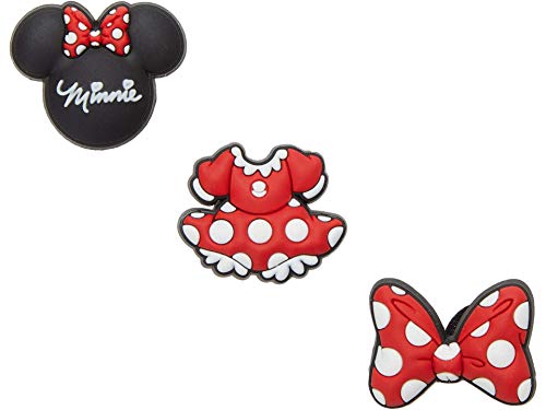 Crocs 3-Pack Disney Shoe Charms | Jibbitz for Crocs, Minnie Mouse, Small