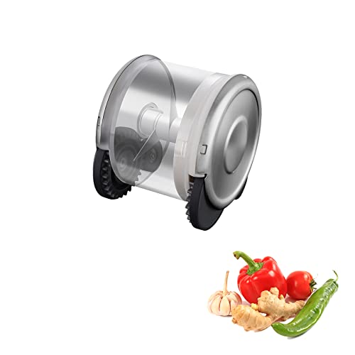 Garlic Mincer and Chopper, Maxracy Garlic Crush Roller, Sturdy Garlic Smasher, Easy to Clean and Dishwasher Safe(tyre type)
