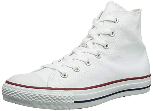 Converse Unisex Chuck Taylor All-Star High-Top Casual Sneakers Optical White