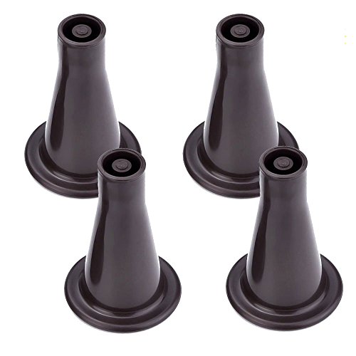 Plastic Bed Frame Feet That Replace Your Wheels. Replace Wheels on Bed Frame with These Replacement Feet to Keep Your Bed Stationary and Protect Floor. Set of 4 Bed Frame Feet Replacements