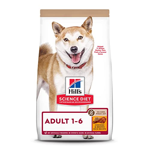 Hill's Science Diet Adult No Corn, Wheat or Soy Dry Dog Food, Chicken Recipe, 15 lb. Bag