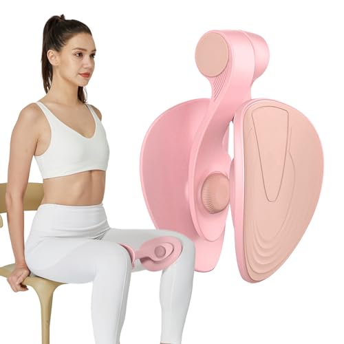 ZONRIBIN Thigh Master - Thigh & Hip Strengtheners,Thigh Toner & Butt, Leg, Arm Toning Master Equipment for Home Gym Workout (Pink)