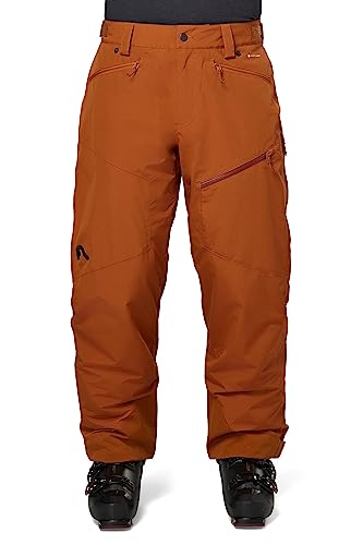 Flylow Men's Snowman Synthetic Insulated Waterproof Breathable Ski & Snowboard Pant - Copper - X-Large